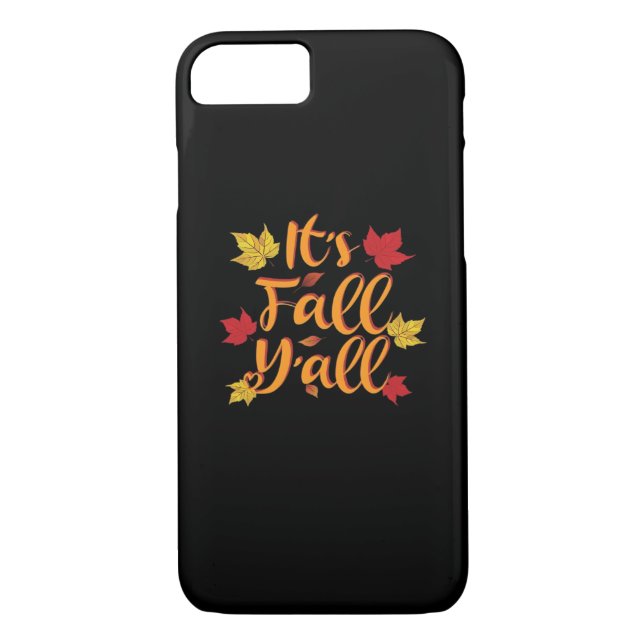 It’s Fall Y’all Funny Autumn Basic Classic Case-Mate iPhone Case (Back)