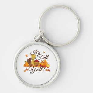 It’s Fall Y’all Funny & Cool Retro Key Ring