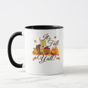 It’s Fall Y’all Funny & Cool Retro Mug