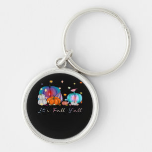 It’s Fall Y’all Funny Magic Halloween Pumpkin Than Key Ring