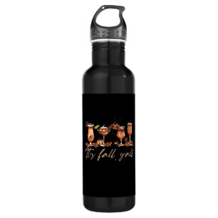 It’s Fall Y’all Funny Pumpkin Spice Fall Cocktails 710 Ml Water Bottle
