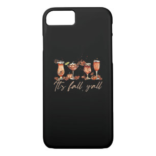 It’s Fall Y’all Funny Pumpkin Spice Fall Cocktails Case-Mate iPhone Case