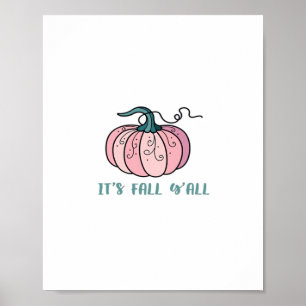 It’s Fall Y’all Funny Trendy Poster
