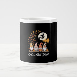 It’s Fall Y’all Gnomes Autumn Design Large Coffee Mug