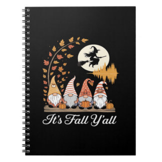 It’s Fall Y’all Gnomes Autumn Fall Notebook