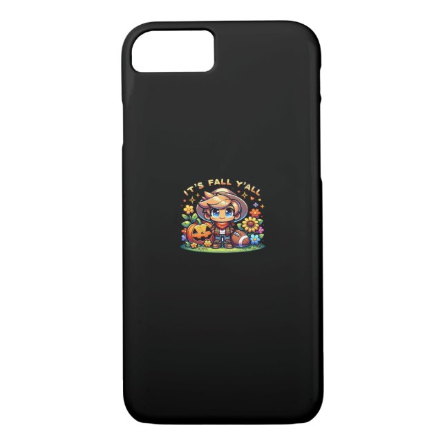 It’s Fall Y’all Graphic Creative Casual Case-Mate iPhone Case (Back)
