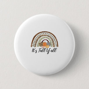 It’s Fall Y’all Graphic Style 6 Cm Round Badge