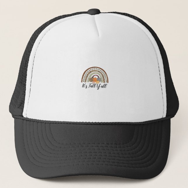It’s Fall Y’all Graphic Style Trucker Hat (Front)