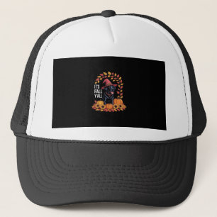 It’s Fall Y’all Halloween Autumn Funny Quote Trucker Hat