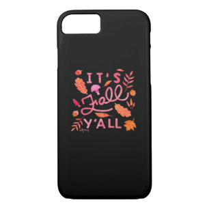 It’s Fall Y’all Hand Lettered Autumn Quote With Le Case-Mate iPhone Case
