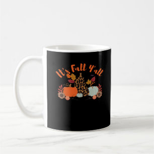 It’s Fall Y’all Hello Fall Happy Autumn Thanksgivi Coffee Mug