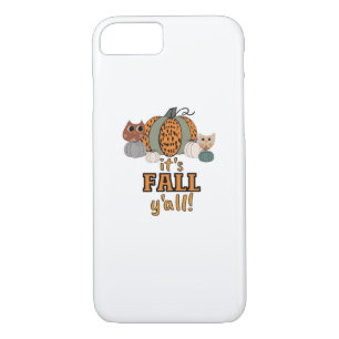 It’s Fall Y’all, Leopard Pumpkins And Owls Case-Mate iPhone Case