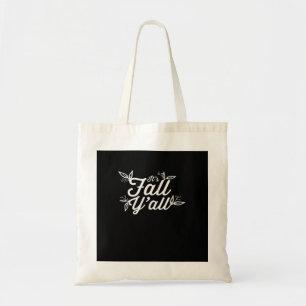 It’s Fall Y’all Lettering With Leaves Tote Bag