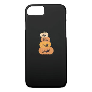It’s Fall Y’all Pumpkin Autumn Halloween Design Fu Case-Mate iPhone Case