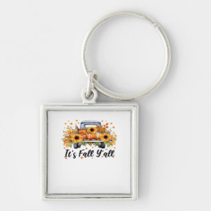 It’s Fall Y’all Pumpkin Autumn Tree Hello Fall Wom Key Ring