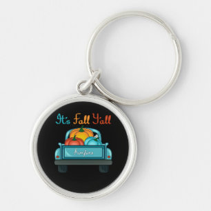 It’s Fall Y’all Pumpkin Cool Unique Key Ring