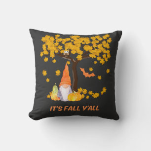 It’s Fall Y’all Pumpkin Gnome Autumn Tree Cushion