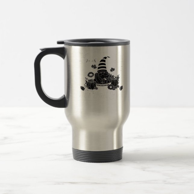It’s Fall Y’all Pumpkin Gnome Autumn Tree Hello Fa Travel Mug (Left)