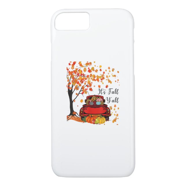It’s Fall Y’all Pumpkin Leopard Fall Season Autumn Case-Mate iPhone Case (Back)