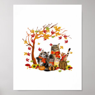 It’s Fall Y’all Pumpkin Lover Halloween Thanksgivi Poster