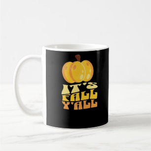 It’s Fall Y’all Pumpkin Retro Classic Coffee Mug