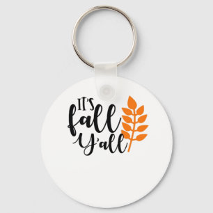 It’s Fall Y’all, Pumpkin Spice, Autumn Leaves, Hal Key Ring