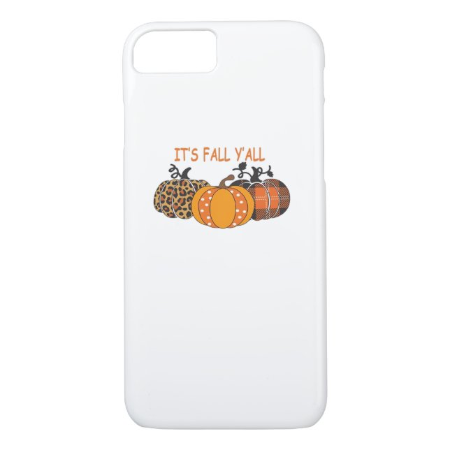 It’s Fall Y’all Pumpkin Thanksgiving Case-Mate iPhone Case (Back)