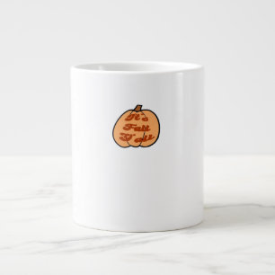 It’s Fall Y’all Pumpkin Vintage Cool Large Coffee Mug