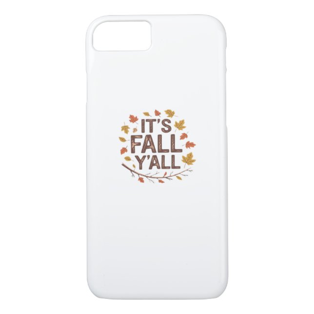 It’s Fall Y’all Retro Classic Design Case-Mate iPhone Case (Back)