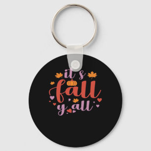 It’s Fall Y’all Retro Classic Key Ring