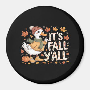 It’s Fall Y’all Retro Classic Magnet