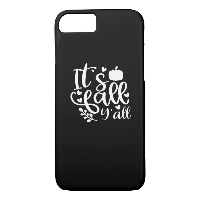 It’s Fall Y’all! Trendy Graphic Case-Mate iPhone Case (Back)