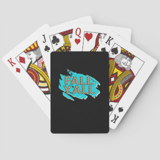 It’s Fall Y’all! Vintage Cool Playing Cards