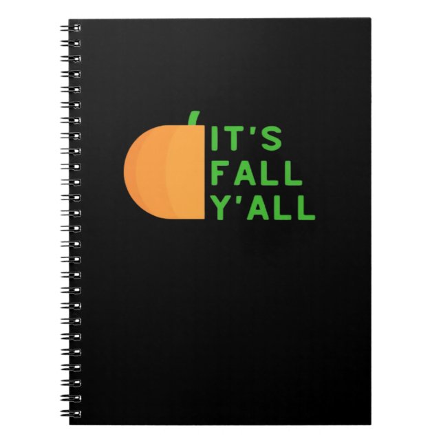 It’s Fall Y’all Vintage Style Notebook (Front)