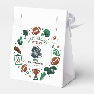 It’s Game Time football 1st Birthday – Fun Kids  Favour Box