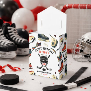 It’s Game Time Hockey 1st Birthday Party Favour Box