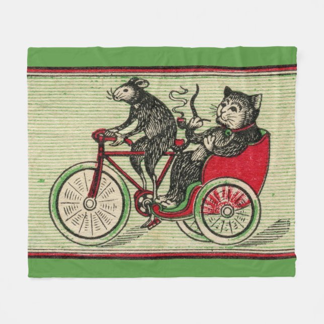 It’s good to be the cat fleece blanket (Front (Horizontal))