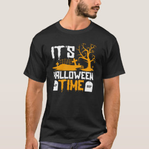 It’s Halloween Time Spooky Graveyard Costume T-Sh T-Shirt