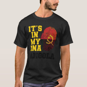 It s In My DNA Angolan Flag Perfect Angola T-Shirt