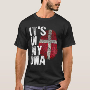It s in my DNA Denmark Flag Danish T-Shirt
