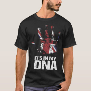 It s In My DNA Hand United Kingdom Country London  T-Shirt