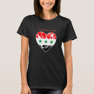 It S In My Dna Iraq Proud Iraqi Heart Flag T-Shirt