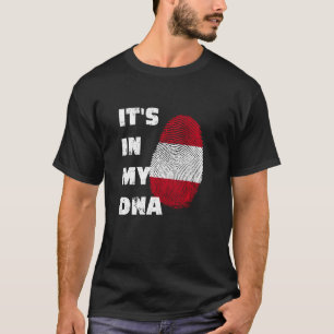 It S In My Dna Peru Pride Fingerprint Peruvian Fl T-Shirt