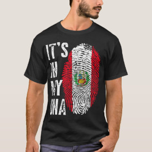 It_s In My DNA Proudly Peruvian American Peru Flag T-Shirt