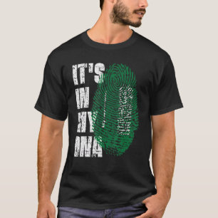 It S In My Dna Saudi Arabia Flag Saudi Arabian T-Shirt