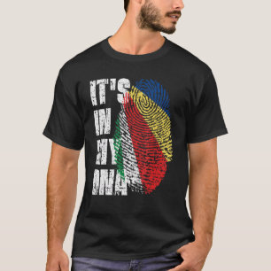 It S In My Dna Seychelles Flag Seychellois T-Shirt