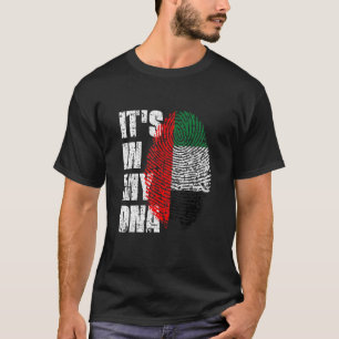 It S In My Dna United Arab Emirates Flag Uae Emira T-Shirt