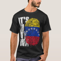It_s In My DNA Venezuelan Print Bandera de Venezue