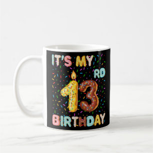 It s My 13rd Birthday Sweet Doughnut 13 Years Old Coffee Mug