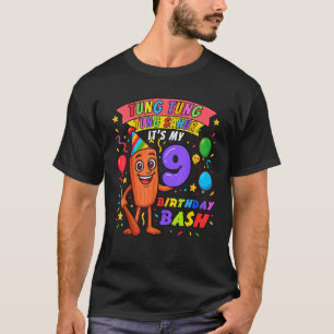 It s My 9Th Birthday Tung Tung Tung Sahur Italian T-Shirt